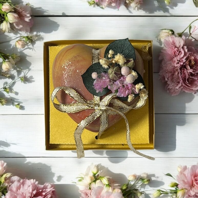 Savon coeur Holi - cadeau fête des mères