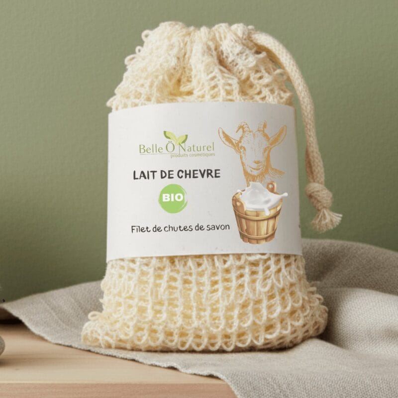 Chutes de savon artisanal au lait de chèvre bio peau sèche